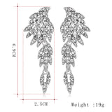 Exaggerated Fashion Tassel Long Alloy Diamond Earrings – Stylish Gifts — 4