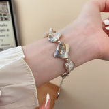 Shell Chain Stitching Earring Bracelet Necklace – Jewelry Gift Ideas — 4