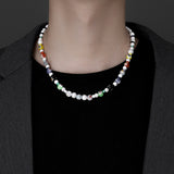 Original Colorful Handmade Beaded Daisy Necklace – Jewelry Gift Ideas — 1