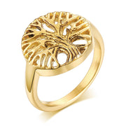 Arrival Stainless Steel Tree Of Life Women Ring – Gifts for Her — 1