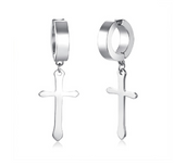 Titanium steel male pierced earrings – Gifts for Him — 2