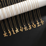 Stainless Steel Letter Pendant Necklace – Jewelry Gift Ideas — 5