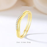 S925 Sterling Silver Light Luxury Minority Stacked – Thoughtful Gifts — 5