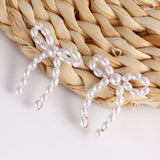 Vintage Plastic Pearl Bow Floral Hand-woven – Holiday Gift Ideas — 15