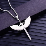 Men's Titanium Steel Cross Necklace Pendant – Jewelry Gift Ideas — 3