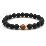 Volcanic Stone Bracelet Chakra Yoga 8mm – Jewelry Gift Ideas — 5