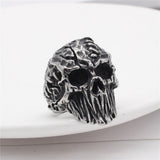 Ornaments Mummy Skull Men's Titanium Steel Ring – Gifts for Him — 1