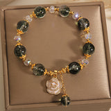 Green Ghost Crystal Bracelet Female Rose Pendant – Jewelry Gift Ideas — 3