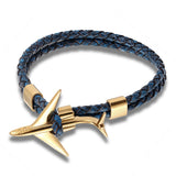 Fashion Machine Leather Bracelet Stainless Steel – Stylish Gifts — 10