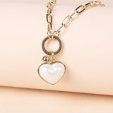 Retro Simple Fashion Diamond Love Necklace – Jewelry Gift Ideas — 4