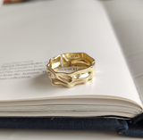 Irregular golden ring – Meaningful Gifts — 6