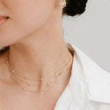 18K Gold Stainless Steel Three-layer Necklace – Jewelry Gift Ideas — 6