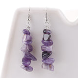 Crystal Stone Simple DIY Earrings Multicolor Stone – Creative Gifts — 6