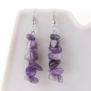 Crystal Stone Simple DIY Earrings Multicolor Stone – Creative Gifts — 6