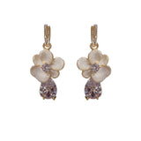 Fashion Flower Zircon Elegant Retro Earrings – Stylish Gifts — 2