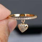Crown Element Gold-plated Pendant Wedding Ring – Jewelry Gift Ideas — 4