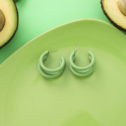 Online Influencer Pop Avocado Earrings Fresh Green – Gifts for Her — 10