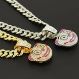 Hip Hop Round Face Pendant Necklace – Jewelry Gift Ideas — 5