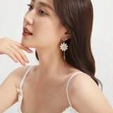 Fashion Asymmetric Flower Earrings – Stylish Gifts — 4