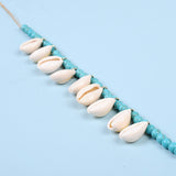 Bohemian Shell Neck Chain Turquoise Shell Pendant – Jewelry Gift Ideas — 3