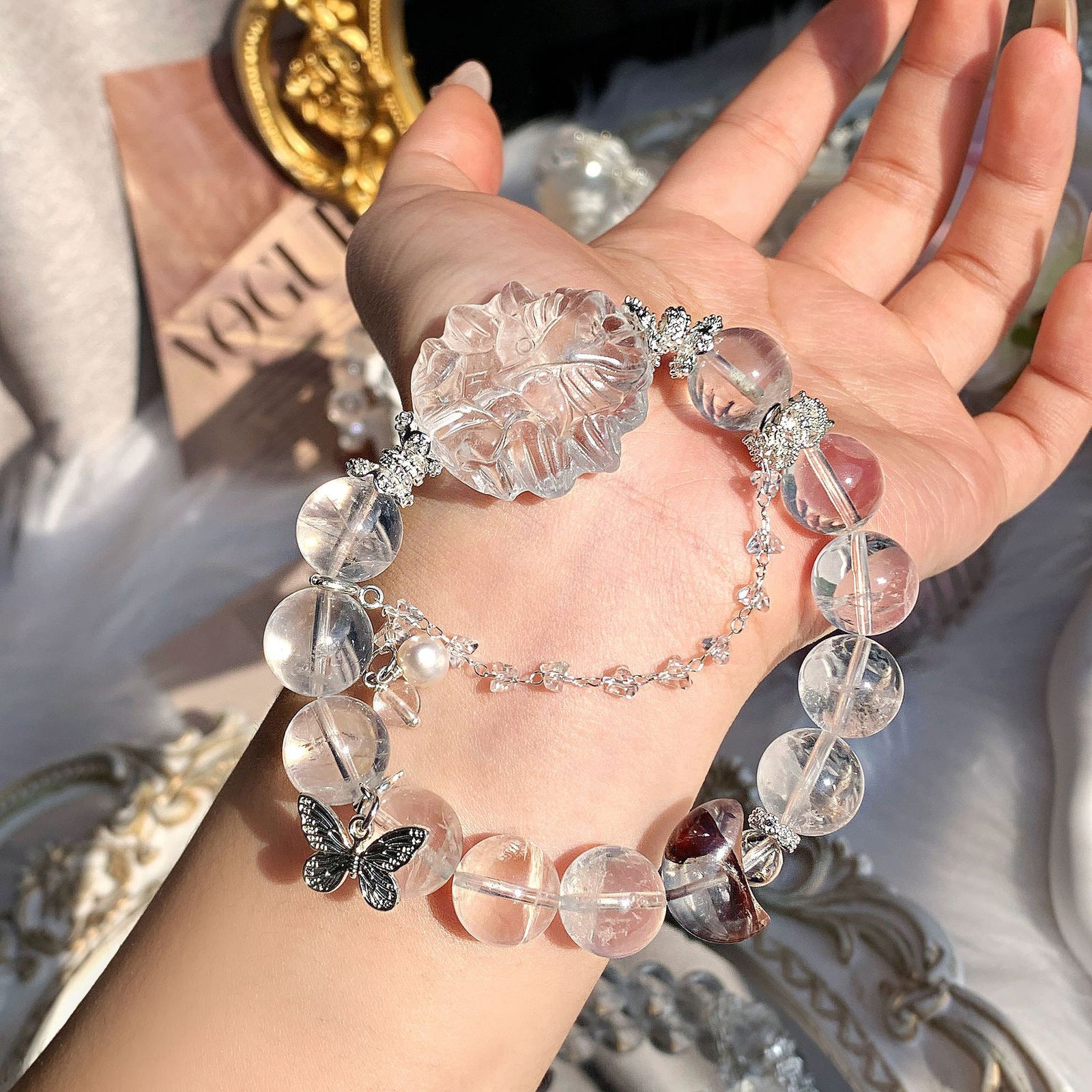 Natural Crystal Original Design Crystal Bracelet – Stylish Gifts — 1