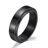 Personality Ring Titanium Steel Hip Hop Simplicity – Useful Gifts — 13
