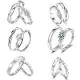 Couple Simple High Sense Four Claw Couple Rings – Stylish Gifts — 1