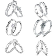 Couple Simple High Sense Four Claw Couple Rings – Stylish Gifts — 1