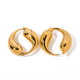 Fashionable Golden Personalized Earrings Pisces – Meaningful Gifts — 6