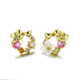 Silver Plated Secret Garden Earrings Natural – Outdoor Gifts — 2
