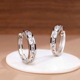 Moissanite Ear Clip Light Luxury Hoop – Special Occasion Gifts — 1
