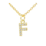 English Letter Necklace Micro Inlaid Zircon – Jewelry Gift Ideas — 3