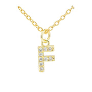 English Letter Necklace Micro Inlaid Zircon – Jewelry Gift Ideas — 3