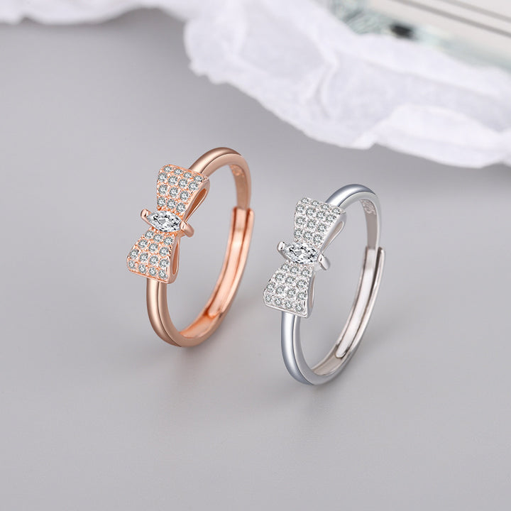 Women's Fashion Bowknot Zircon Ring – Stylish Gifts — 1