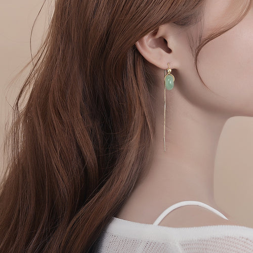 Chao An Buckle Chinese Style Earrings – Stylish Gifts — 2