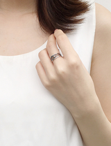 Double line retro joint tail ring – Everyday Gifts — 5