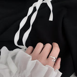 Fashionable English Letter Hollow Belief Ring – Special Occasion Gifts — 6