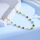 Sweet Beaded Candy Color Heart Bracelet – Jewelry Gift Ideas — 15