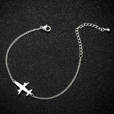 Stainless Steel Bracelets Simple Airplane Design – Jewelry Gift Ideas — 3