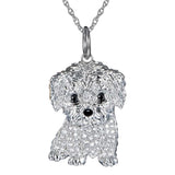 Eco-friendly Zinc Alloy Die Casting Puppy Pendant – Jewelry Gift Ideas — 3