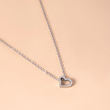 Tiny Heart Stainless Steel Pendant Necklace – Jewelry Gift Ideas — 3