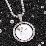 Zircon Color Photo Couple Necklace – Jewelry Gift Ideas — 2
