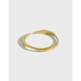 Simple And Irregular Wavy Line Women's Ring – Gifts for Her — 4