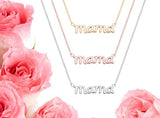 English alphabet mom holiday pendant necklace – Jewelry Gift Ideas — 2