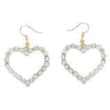 Versatile Peach Heart Diamond Earrings For Women – Gifts for Her — 3