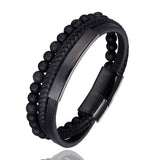 Woven leather bracelet – Jewelry Gift Ideas — 10