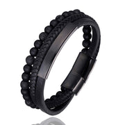Woven leather bracelet – Jewelry Gift Ideas — 10