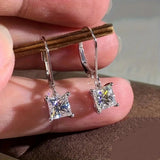 Women's Luxury Four-claw Zircon-encrusted Stud – Gifts for Her — 3