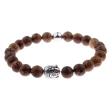 Hot Men Natural Wood Beads Cross Bracelets Onyx – Gifts for Him — 3