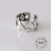 Vintage Silver Color Metal Punk Letter Rings Design – Stylish Gifts — 4